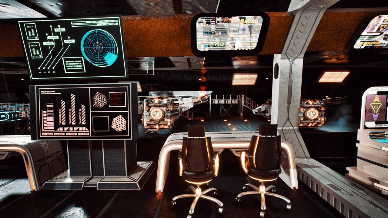 Space Cruiser Virtual Standing Film Set — L.A. & ABQ Castle Studios